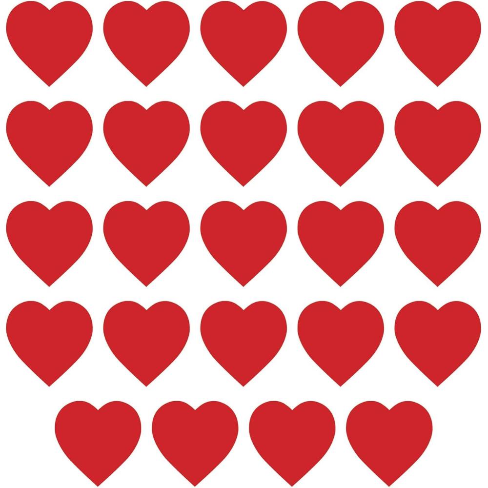 imageBeistle 24Piece Printed Heart Cutouts 15Inch
