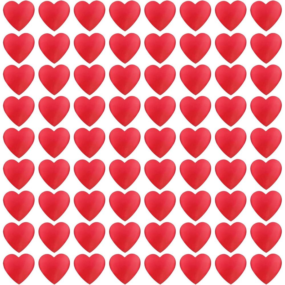 imageBeistle 72Piece Red Foil Heart Cutout 4InchRed 72pack