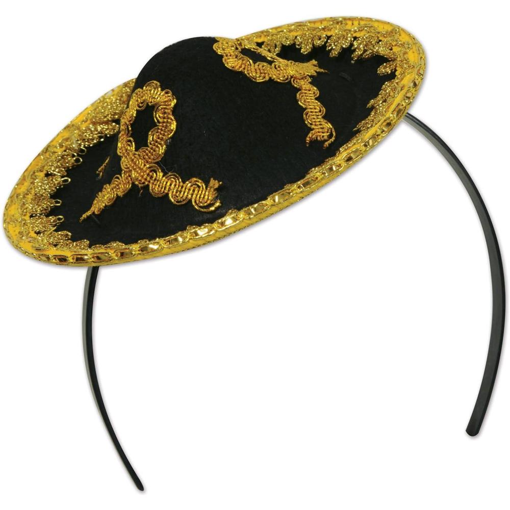 imageBeistle Fiesta Sombrero Headwear FiestaCinco de MayoSombrero Headband