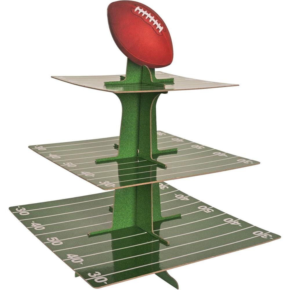 imageBeistle Football Cupcake Stand