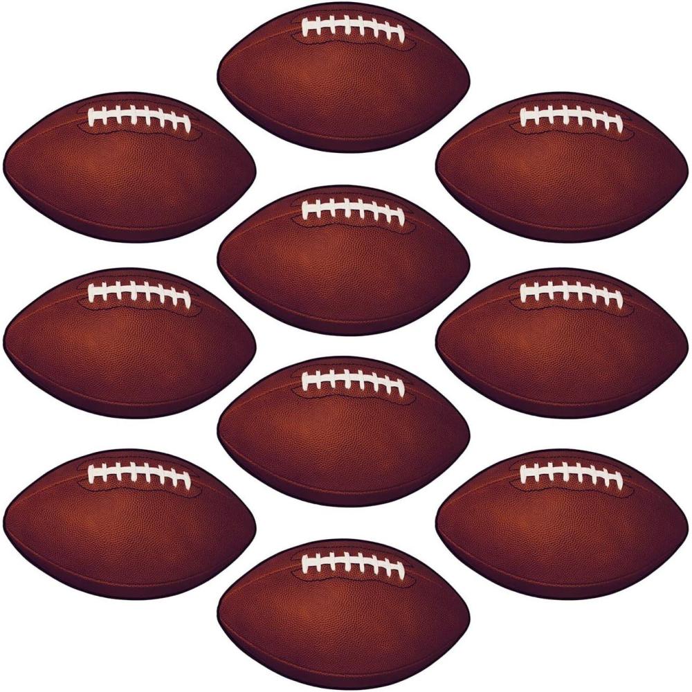 imageBeistle Football FiguresMini Football Cutouts  10 pack