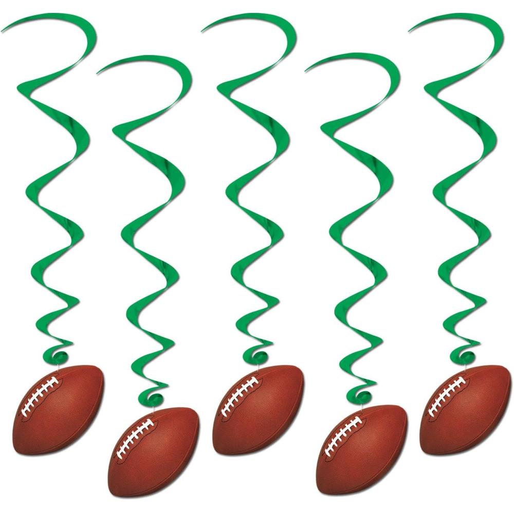 imageBeistle Football whirls hanging decoratorsFootball Whirls  a