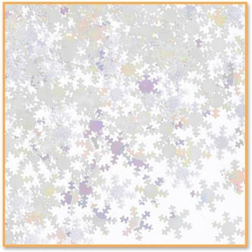imageBeistle Iridescent Snowflakes Confetti 12 Ounce075