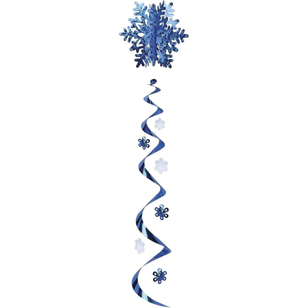 imageBeistle Jumbo Snowflake Whirl 4 Feet BlueWhiteBlueWhite