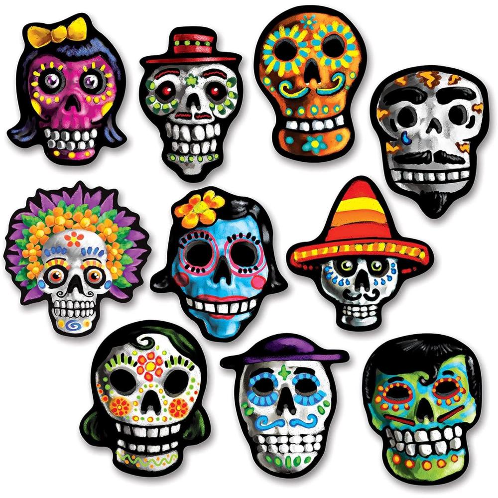 imageBeistle Mini Day of The Dead Cutouts