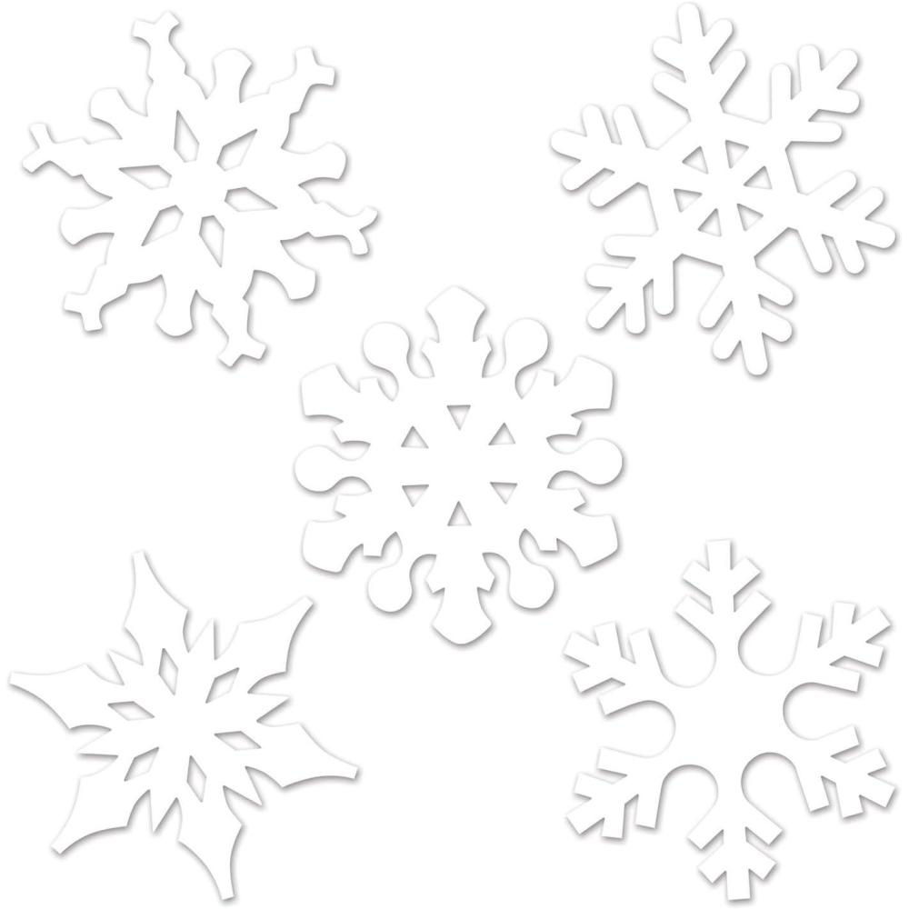 imageBeistle Mini Snowflake Cutouts10 Count Pack of 1