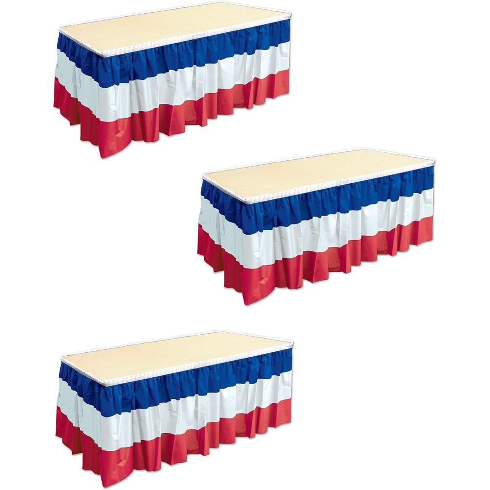 imageBeistle Patriotic Table Skirting3