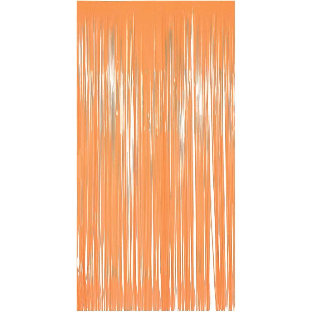 imageBeistle Plastic Fringed Tinsel Curtain Photo Backdrop for Birthday Parties 80s Theme Party Supplies 1980s Decorations