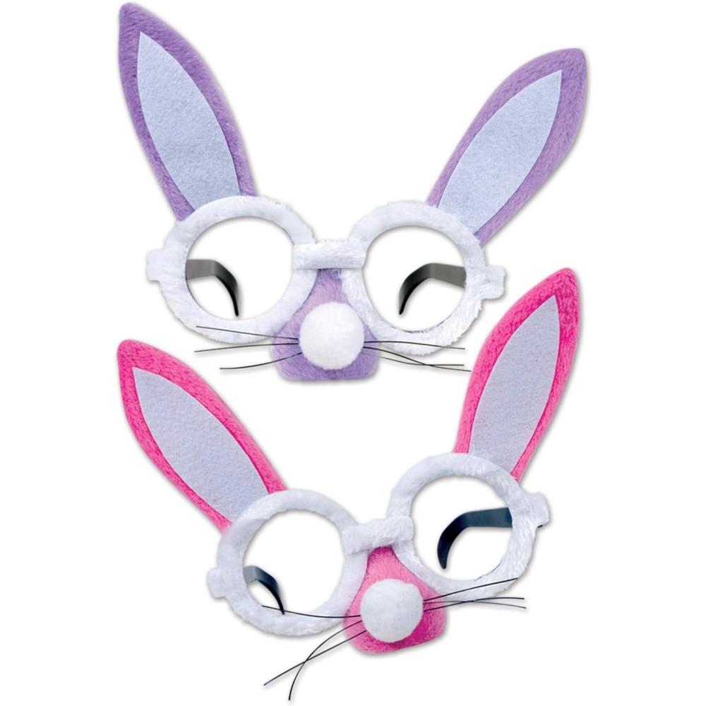 imageBeistle Plush Bunny Glasses  Pack of 2 one of each color