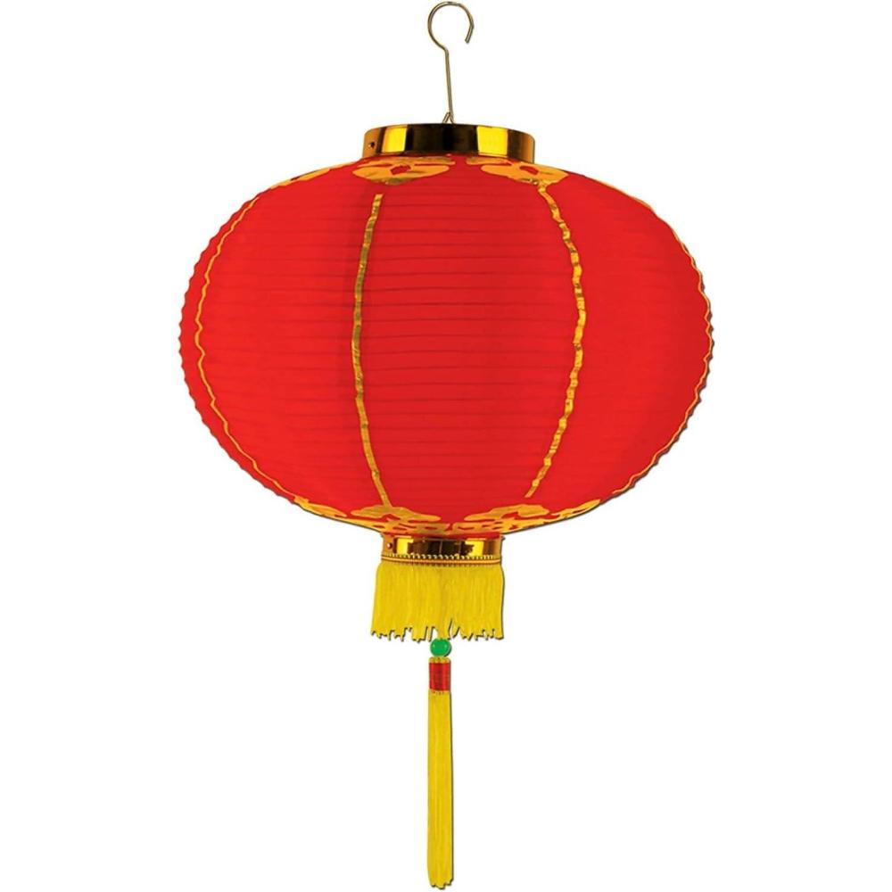 imageBeistle S5067812AZ2 Good Luck Lantern RedGold