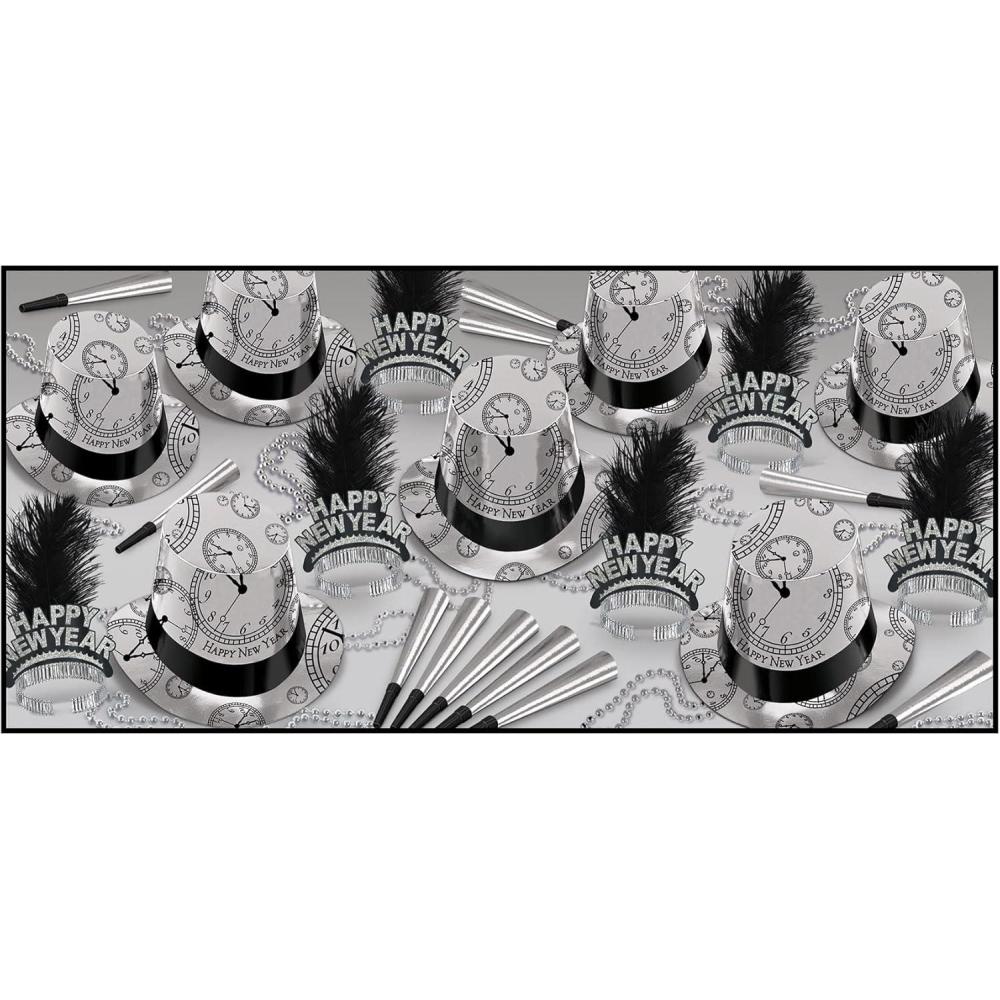 imageBeistle UnixexAdult New YearsBlackSilverWhite