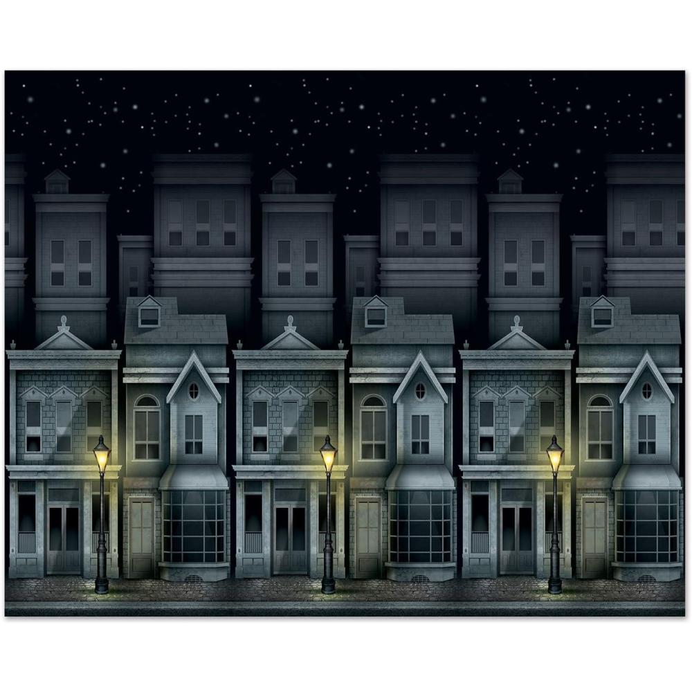 imageBeistle Victorian Townscape BackdropVictorian Townscape
