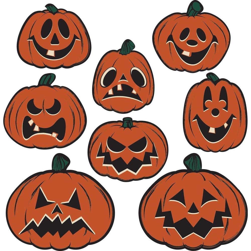 imageBeistle Vintage Halloween Pumpkin Cutouts