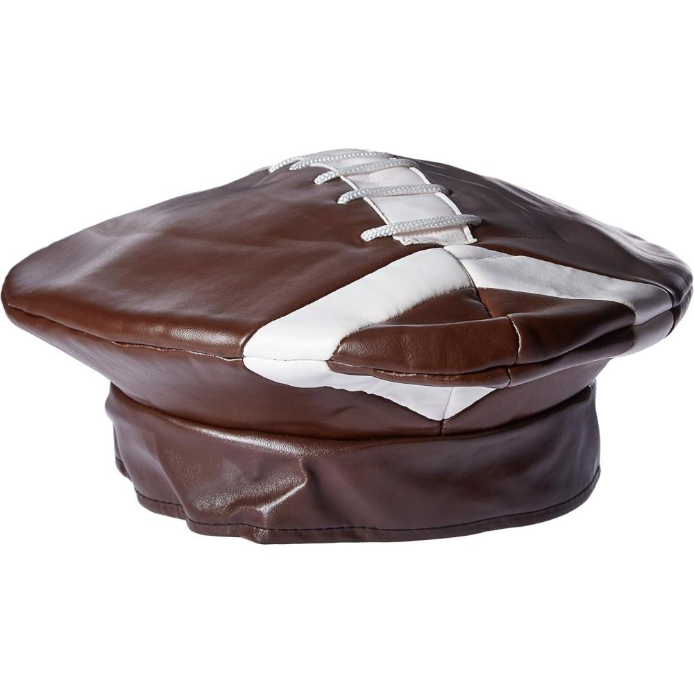 imageBeistle Vinyl Football Hat Adult Novelty Headwear for Fantasy Sports Events Game Day Celebrations Tailgates School Spirit Rallies and FootballThemed Party Accessory One Size