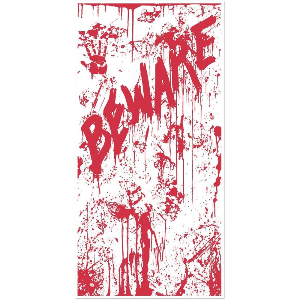 imageBloody Door Cover Party Accessory 1 count 1Pkg
