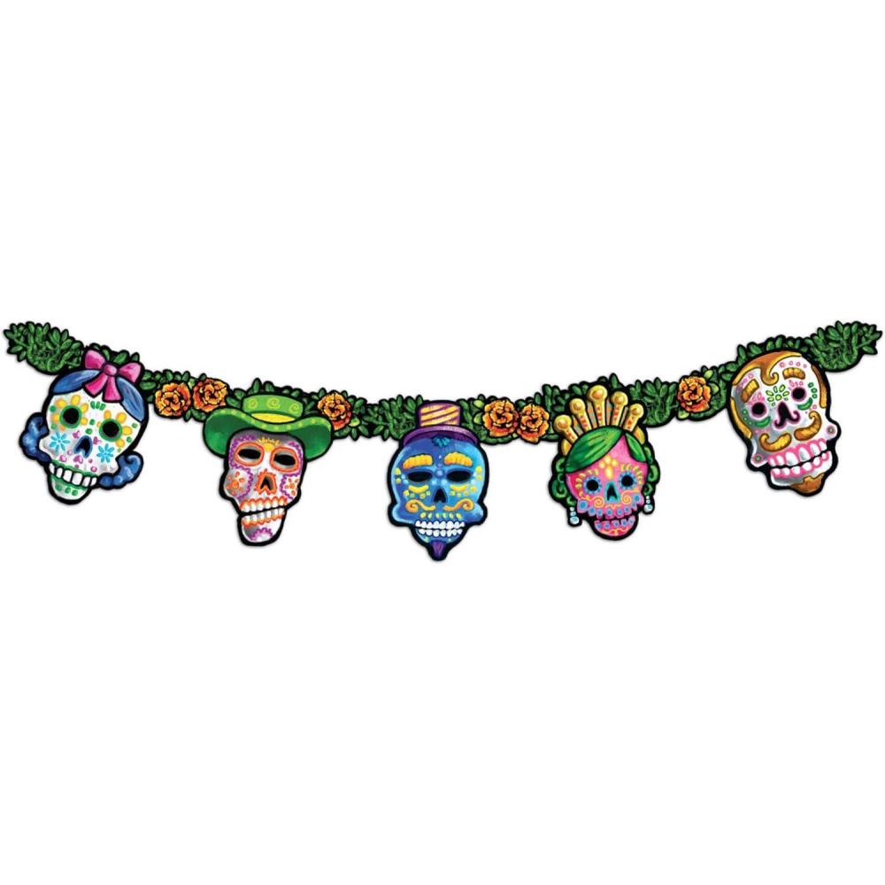 imageDay Of The Dead Streamer Party Accessory 1 count 1Pkg