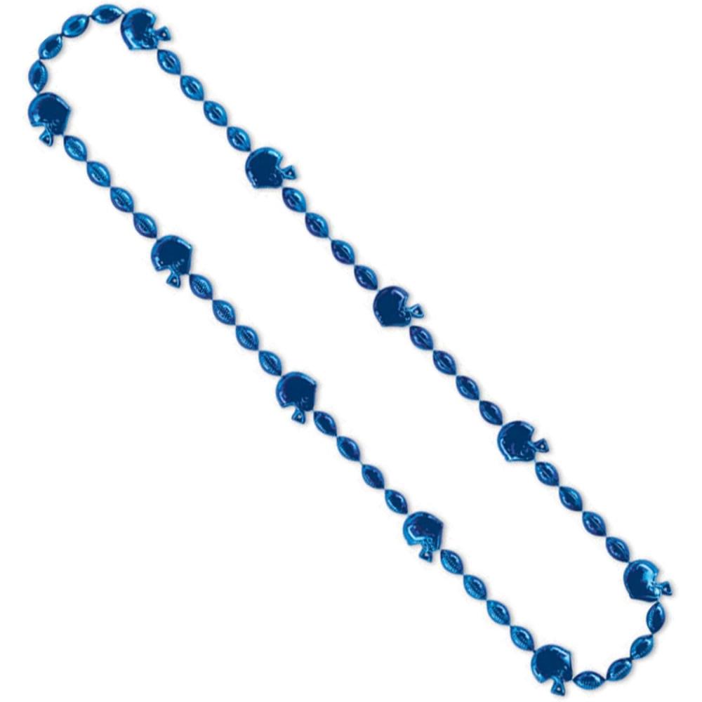 imageFootball Beads white Party Accessory  1 count 1CardBlue