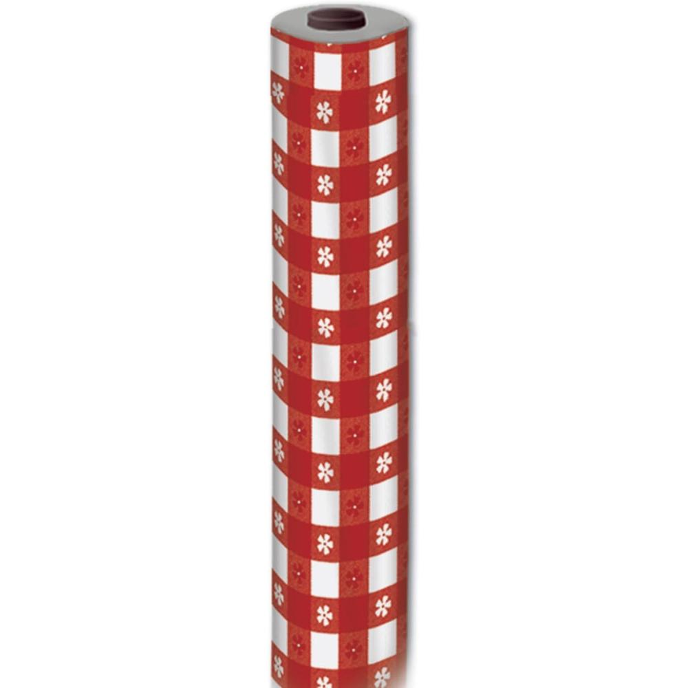 imageGingham Table Roll red Party Accessory  1 count 1PkgRed