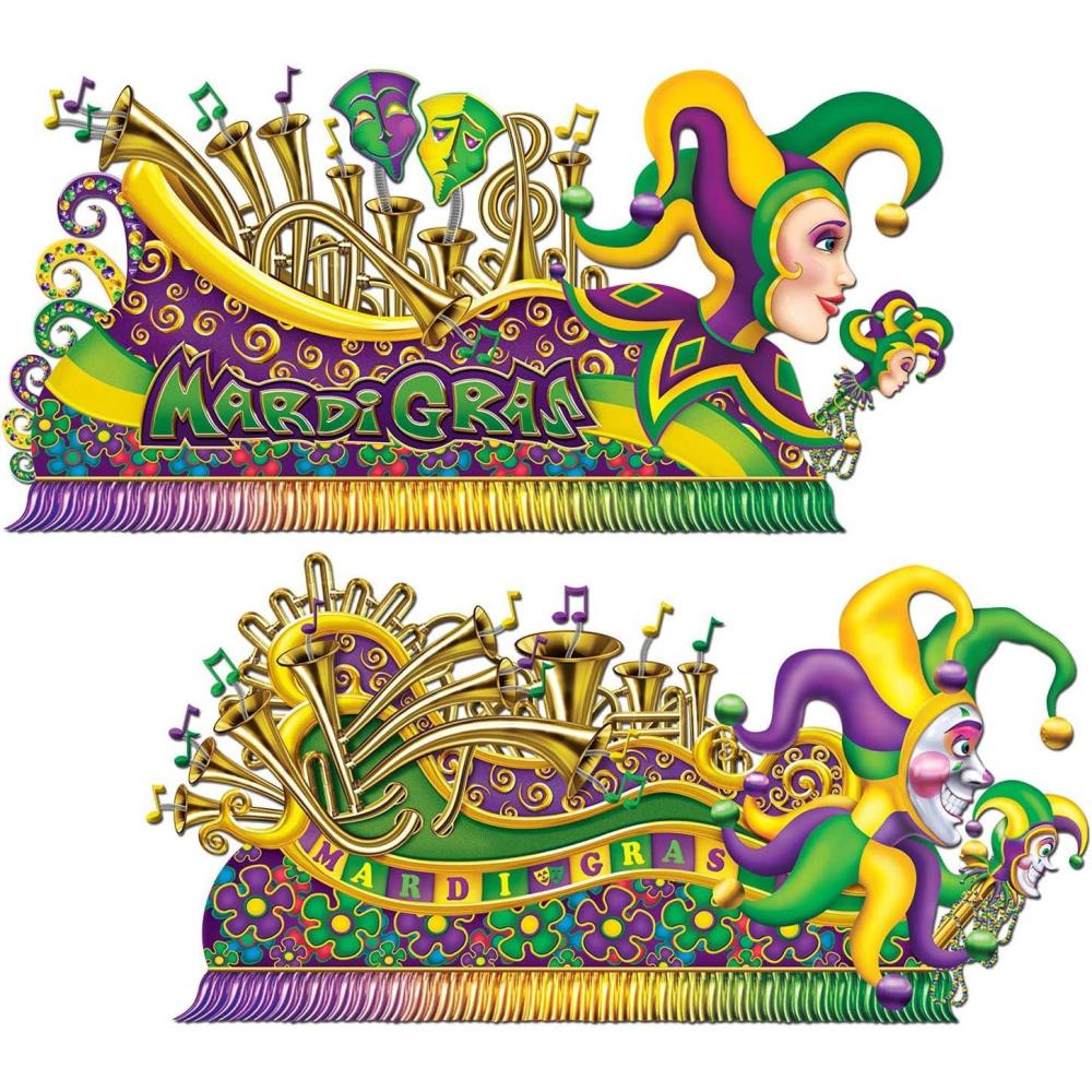 imageMardi Gras Float Props Party Accessory 1 count 2Pkg