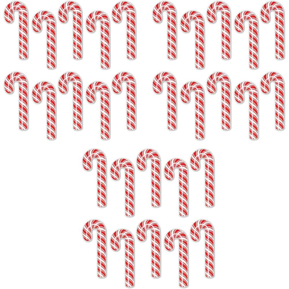 imageMini Candy Cane Cutouts Pack of 330 piece