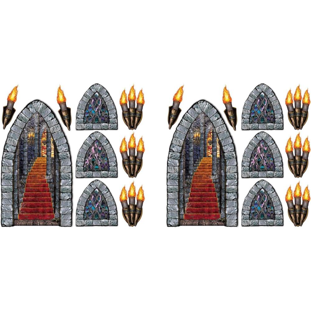 imageStairway Window ampamp Torch Props Party Accessory 1 count 9Pkg2
