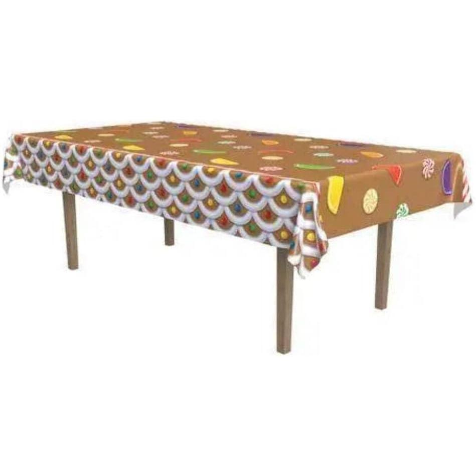imageThe Beistle Company Gingerbread House Tablecover