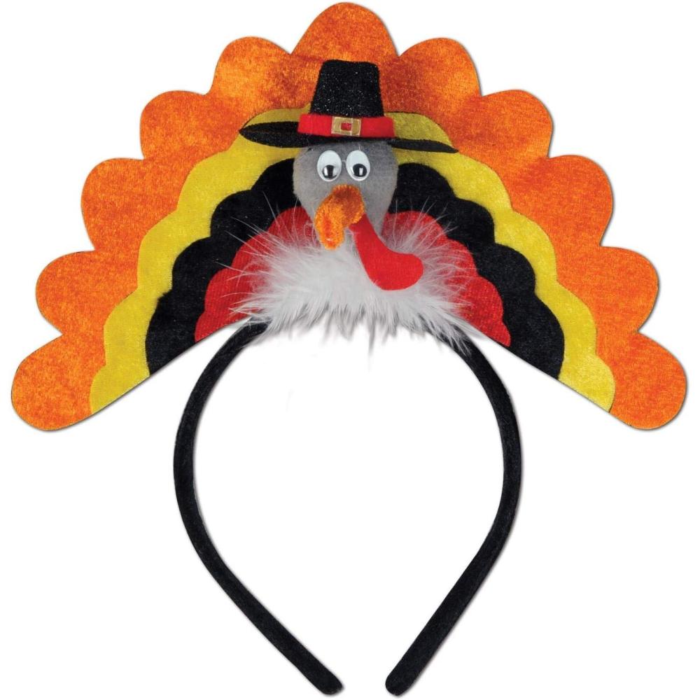 imageTurkey Headband Party Accessory 1 count 1Pkg
