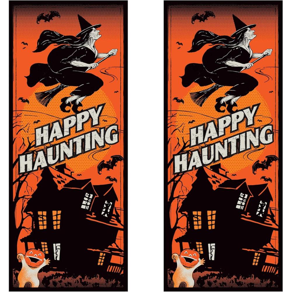 imageVintage Halloween Door Cover Pack of 2