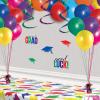 Beistle 12 Count Rainbow Metallic Plastic Wrapped Balloon Weights for Birthday Parties, Colorful Celebrations and Pride Events, Table Decorations for Any Theme, 6 Oz(Rainbow)