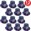 Beistle 12 Piece Celebration New Year’s Hats NYE Party Supply Favors, One Size, Multi-Color
