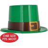 Beistle 12-Piece Plastic Leprechaun Top Hats in Green/Black/Gold, Happy St Patrick’s Day Party Supplies, Irish Fantasy Leprechaun Party