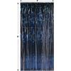 Beistle 1-Ply Tinsel Foil Fringe Curtain Photo Booth Backdrop, Birthday Party Decorations, Wedding Reception, Baby Shower Celebration, Graduation Supplies