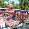 Beistle 2 Piece 14″ x 4′ Metallic Fringe Stars & Stripes Banners, Patriotic Decorations, 4th Of July Celebrations, American Pride Party Supplies