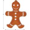 Beistle 2 Piece 24″ x 18″ Hanging Inflatable Gingerbread Men for Christmas Decorations, Indoor Outdoor Blow Up Holiday Decor