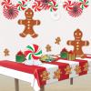 Beistle 2 Piece 24″ x 18″ Hanging Inflatable Gingerbread Men for Christmas Decorations, Indoor Outdoor Blow Up Holiday Decor