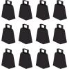 Beistle 2 Piece 4″ Metal Cow Print Cowbells, Animal Theme, Noisemakers For Football Games and Sporting Events, Celebrating With You Since 1900(Black)