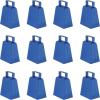 Beistle 2 Piece 4″ Metal Cow Print Cowbells, Animal Theme, Noisemakers For Football Games and Sporting Events, Celebrating With You Since 1900(Blue)
