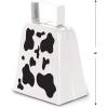 Beistle 2 Piece 4″ Metal Cow Print Cowbells, Animal Theme, Noisemakers For Football Games and Sporting Events, Celebrating With You Since 1900(Cow Print)