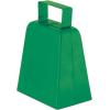 Beistle 2 Piece 4″ Metal Cow Print Cowbells, Animal Theme, Noisemakers For Football Games and Sporting Events, Celebrating With You Since 1900(Green)