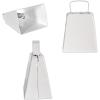 Beistle 2 Piece 4″ Metal Cow Print Cowbells, Animal Theme, Noisemakers For Football Games and Sporting Events, Celebrating With You Since 1900(White)