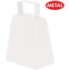 Beistle 2 Piece 4″ Metal Cow Print Cowbells, Animal Theme, Noisemakers For Football Games and Sporting Events, Celebrating With You Since 1900(White)