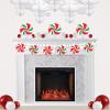 Beistle 2 Piece Cardstock Paper Peppermint Candies Banners – Christmas Party Decorations For Gingerbread Theme Holiday Décor