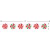 Beistle 2 Piece Cardstock Paper Peppermint Candies Banners – Christmas Party Decorations For Gingerbread Theme Holiday Décor