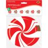 Beistle 2 Piece Cardstock Paper Peppermint Candies Banners – Christmas Party Decorations For Gingerbread Theme Holiday Décor