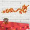 Beistle 2 Piece Chinese New Year Centerpieces – Printed Paper Asian Gongs – Zen Tissue Table Decorations For Parties