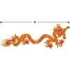 Beistle 2 Piece Chinese New Year Decorations Jointed Dragon Cut Outs for Asian Theme Party Supplies, Celebrating with You Since 1900