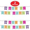 Beistle 2 Piece Day of The Dead Banners Colorful and Festive Dia De Los Muertos Party Decorations, Made in USA Since 1900, 6″ x 8′, Multicolor