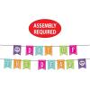 Beistle 2 Piece Day of The Dead Banners Colorful and Festive Dia De Los Muertos Party Decorations, Made in USA Since 1900, 6″ x 8′, Multicolor
