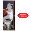 Beistle 2 Piece Ghost Restroom Door Covers – Spooky Halloween Decorations For A Boo-tiful Bathroom, Celebrating With You Since 1900