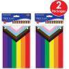 Beistle 2 Piece LGBTQ Rainbow Gay Pride Flag Pennant Banners Party Decorations